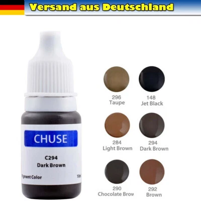 CHUSE Permanent Makeup Farben Augenbrauen liner Micro Pigmente Tattoo Ink 10ml