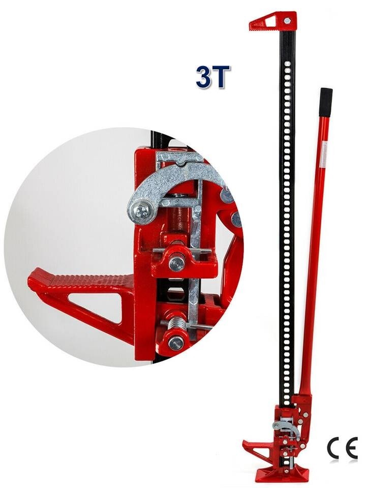 Cric Manuale Farm Jack Hi Lift 3 Tonnellate 60' Grande Modello 12,5 -134cm