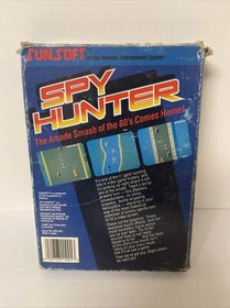 NINTENDO NES "Spy Hunter " SUNSOFT 1987 ( Box and Cartridge) NO MANUAL Arcade