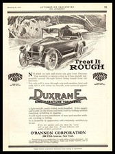 1919 O'Bannon New York Duxrane Single Texture Auto Top Fabrics Vintage Print Ad
