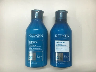 REDKEN EXTREME SET SHAMPOO 300ml & CONDITIONER 300ml bei sprödem, brüchigem Haar
