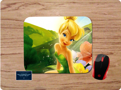 TINKER BELL FAIRY GREEN DISNEY INSPIRE MOUSEPAD DESK MAT HOME OFFICE SCHOOL GIFT