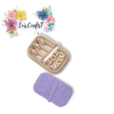 Sardinen-Fimo-Schneider in Dosen | 3D-gedrucktes Tonwerkzeug | IrisCrafts7 UK