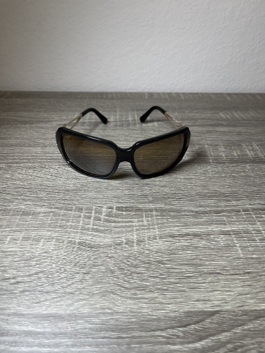 MAUI JIM BAMBOO MJ 104-16 GLOSS BLACK GOLD HCL BRONZE  display picture 1