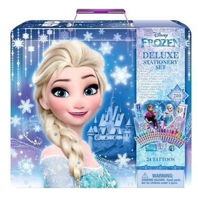 Disney Frozen Deluxe Stationery Set Great Fun with Elsa Ana Olof