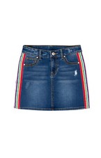 Girls Woven Skirt Blue By Wonder Nation Adjust. Waist Tagless Multiple Sizes NWT