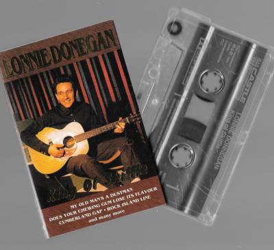 CASSETTE LONNIE DONEGAN king of skiffle 50s 60s jazz rock n roll uk rockabilly