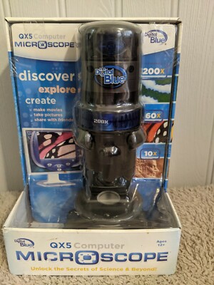   Digital Blue QX5 Computer Mikroskop PC INTEL 10X 60X 200X