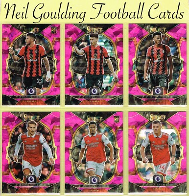 Panini 2022-23   SELECT PREMIER LEAGUE FUSSBALL - PINK ICE   Karten #1 bis #100