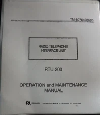Radio Telephone Interface Unit (RTU-200) Operation & Maintenance Manual