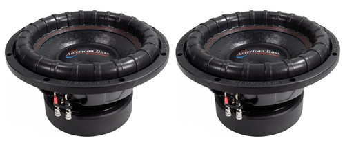 2) American Bass ELITE-1244 2400w 12 