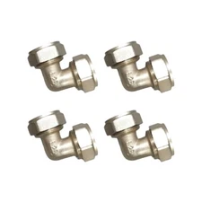 4 pcs MaxLINE Compressed Air Piping 3/4" Elbow M8067 Connector