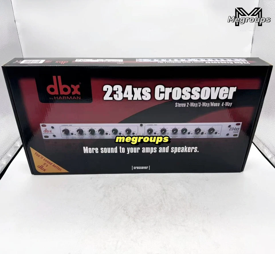 Nuevo EE. UU. dbx 234xs Crossover estéreo 2 vías/3 vías/mono 4 vías 110 V ~ 50/60 Hz Foto 3 de 4