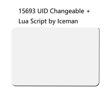 15693 UID Changeable 28 Block + Lua Script by Iceman Fully UID Rewritable Based 