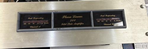 Vintage Phase Linear 200 Series 1 Stereo Amplifier 2x100w  UNTESTED Parts/repair
