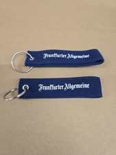 Schl&uuml;sselanh&auml;nger Schl&uuml;sselband 2 St&uuml;ck Werbeware Frankfurter Allgemeine