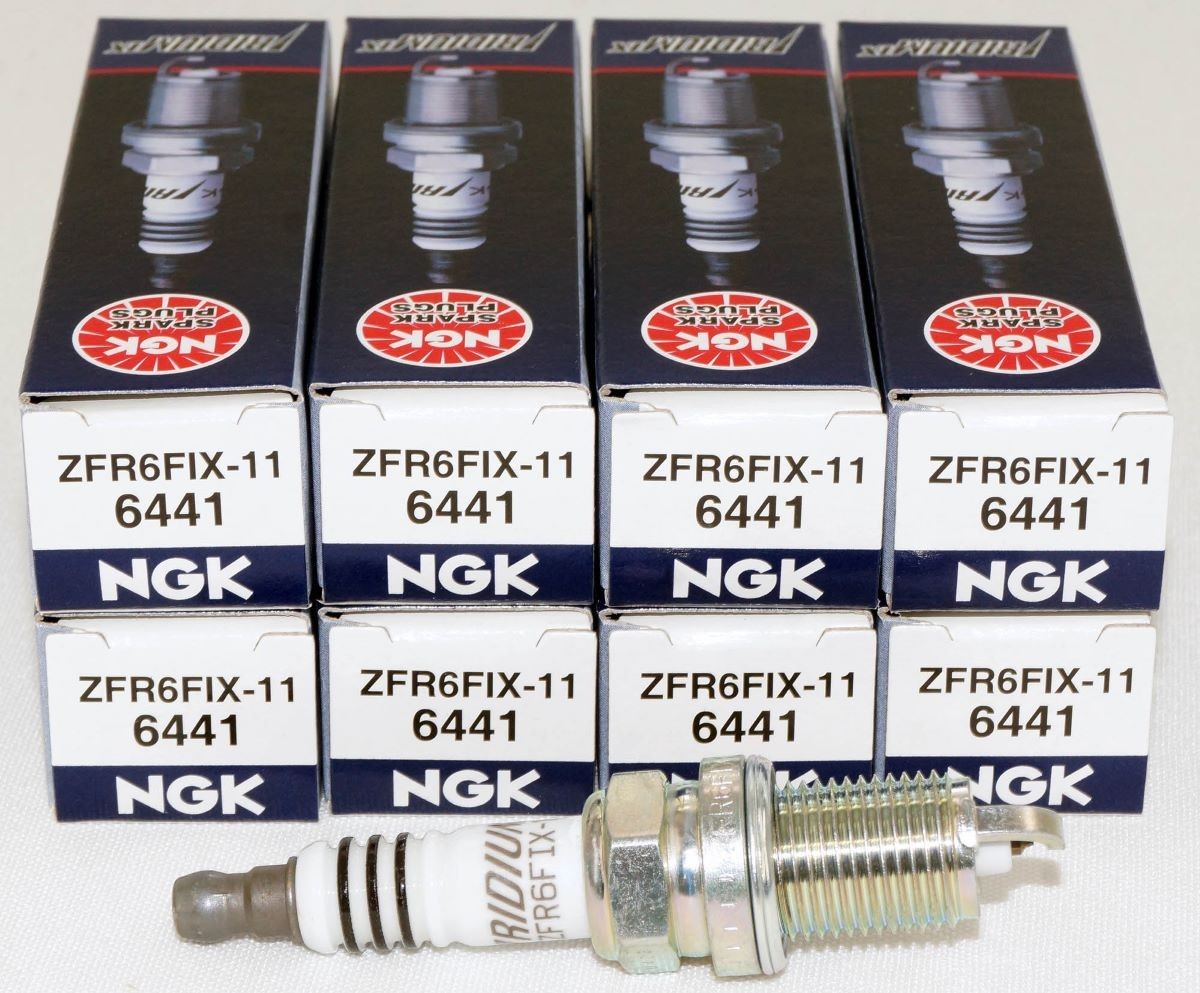 8 Pack Genuine NGK 6441 Iridium IX Spark Plugs ZFR6FIX-11 for Dodge Jeep and BMW