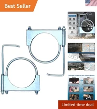 2 Pack 5-Inch Heavy-Duty Exhaust Clamp & Hanger - Reliable Automotive Support