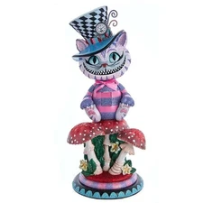 Kurt S. Adler HA0573 Hollywood Cheshire Cat Nutcracker, Multi-Colored