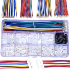 JST-ZH 1.5mm Connector Kit, 2-10 Pin Male Female, 28AWG Pre-Crimped Cables