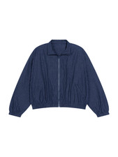 Unisex Striped Full-Zip Track Jacket