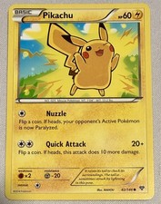 Promo film limitato Pikachu Holo 42/146 Pokemon XY QUASI NUOVO + bonus comune
