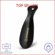 ZOMAKE Metal Shoe Horn,Small Travel Shoehorn for Men Women Kids,7.5'' Portable S
