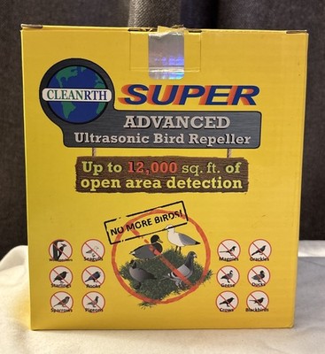 USED | Cleanrth TSBR620 Super Advanced Sonic/Ultrasonic Bird Repeller USED