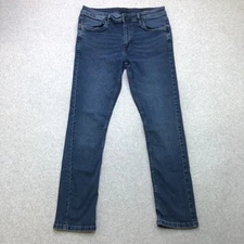 The Perfect Jean NYC Jeans Men's 36x34 Blue Slim Fit Stretch Faded Dark Wash