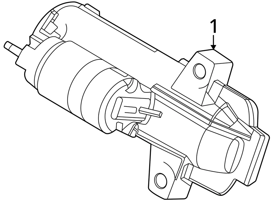 Solenoide motor de arranque de coche Ford Bronco OEM ZU1LC Foto 4 de 4