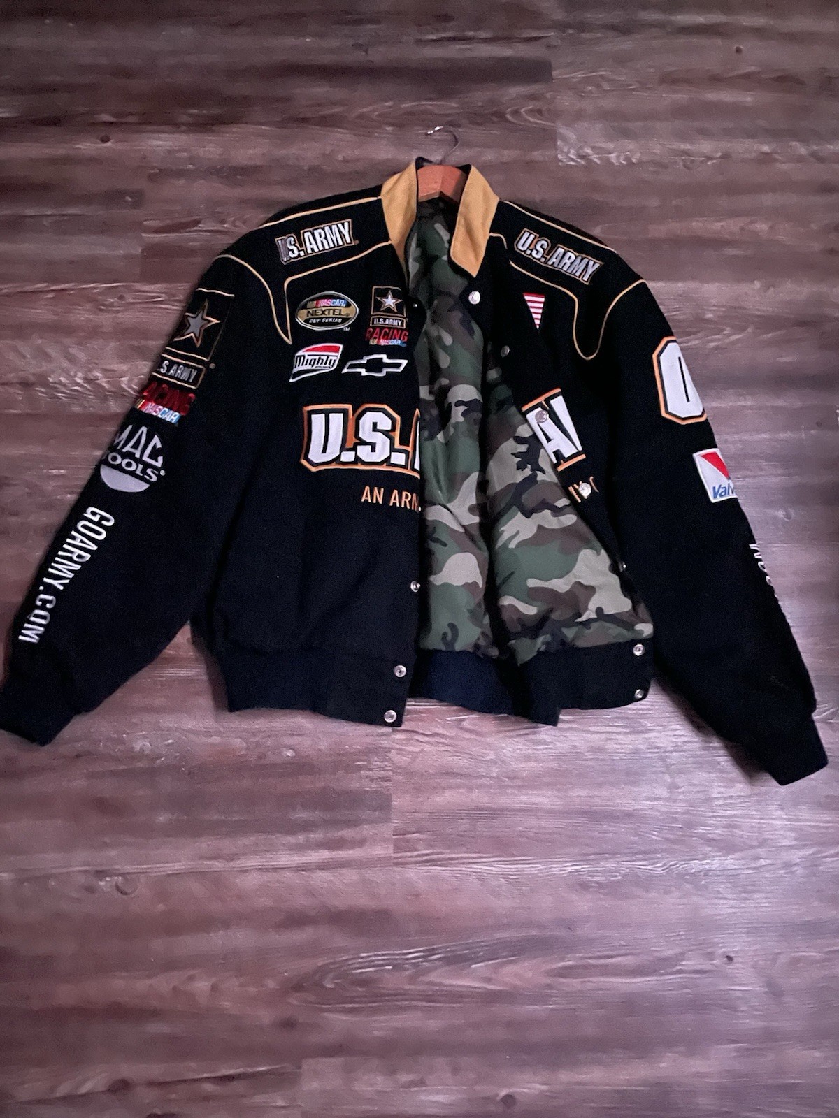 NASCAR army jacket
