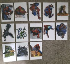 2007 Vending Machine Marvel The Amazing Spiderman Prismatic Stickers Set of 13