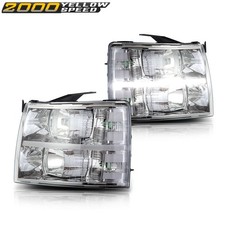 Fits For 2007-2013 Chevy Silverado Led Drl Strip Lens Chrome Housing Headlights Fits For 2007-2013 Chevy Silverado Led Drl Strip Lens Chrome Housing Headlights