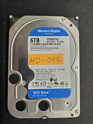 Western Digital Blue 6TB WD60EZAZ 3.5'' SATA III Hard Drive SMR - Tested Good
