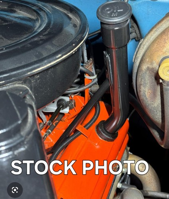 #ad 1970 1972 Chevy C10 Oil Fill Tube V8 Rear Fill W Power Brakes $68.85