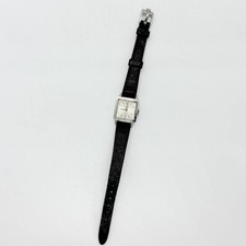 ROLEX Watch Precision 3458 Silver Manual Winding Leather Working Women's Auth