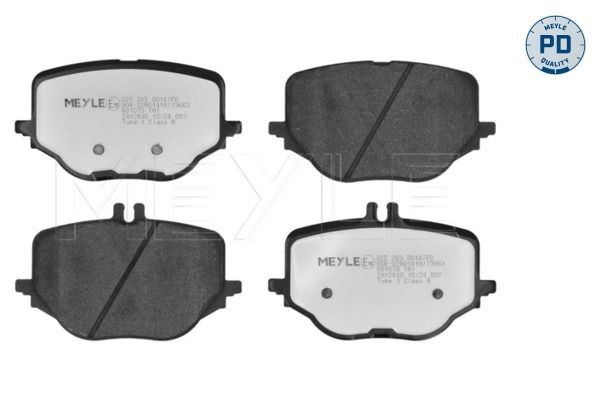 Plaquettes de frein à disque MEYLE 0252639014PD Mercedes-Benz kit arrière