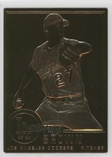 1995-2010 Danbury Mint 22K Gold Kevin Brown #103 0q3
