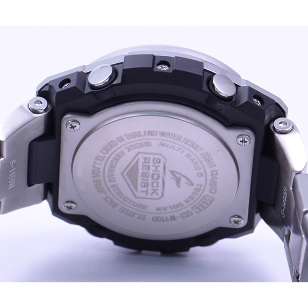 Casio G-Shock GST-W110D-7AJF Solar Radio Watch White Dial Steel