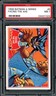 1966 TOPPS USA BATMAN A Series RED BAT #6 Facing The Axe PSA