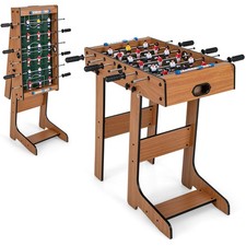 Topbuy 27" Folding Foosball Table Soccer Game Christmas Gift Football Sports