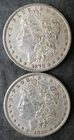 1879 and 1880 $1 Morgan Silver Dollars