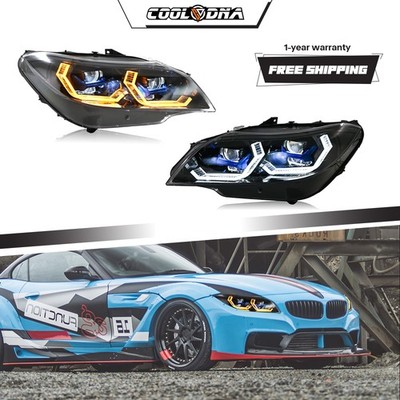 Pair Full LED Headlights For BMW Z4 E89 2009-2016 Head Lamps Assembly Sequential