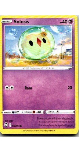 Solosis 76/195 2022 Pokemon TCG Near Mint Psychic