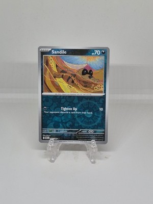 057/086 SANDILE | COMMON REVERSE HOLO | BLACK BOLT POKEMON KARTE