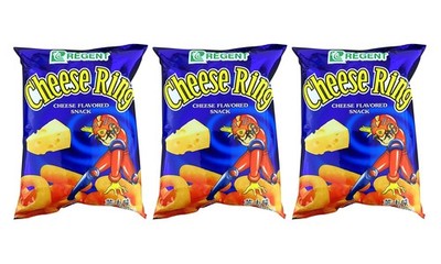 Regent Filipino Cheese Ring Snacks (3 Pack, Total of 3.5 ounces per pack 
