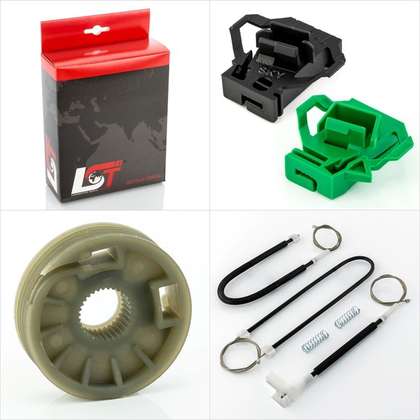 Fensterheber Reparatursatz Vorne Links - FÜR VW Polo Classic 6KV2 1999-2002-image