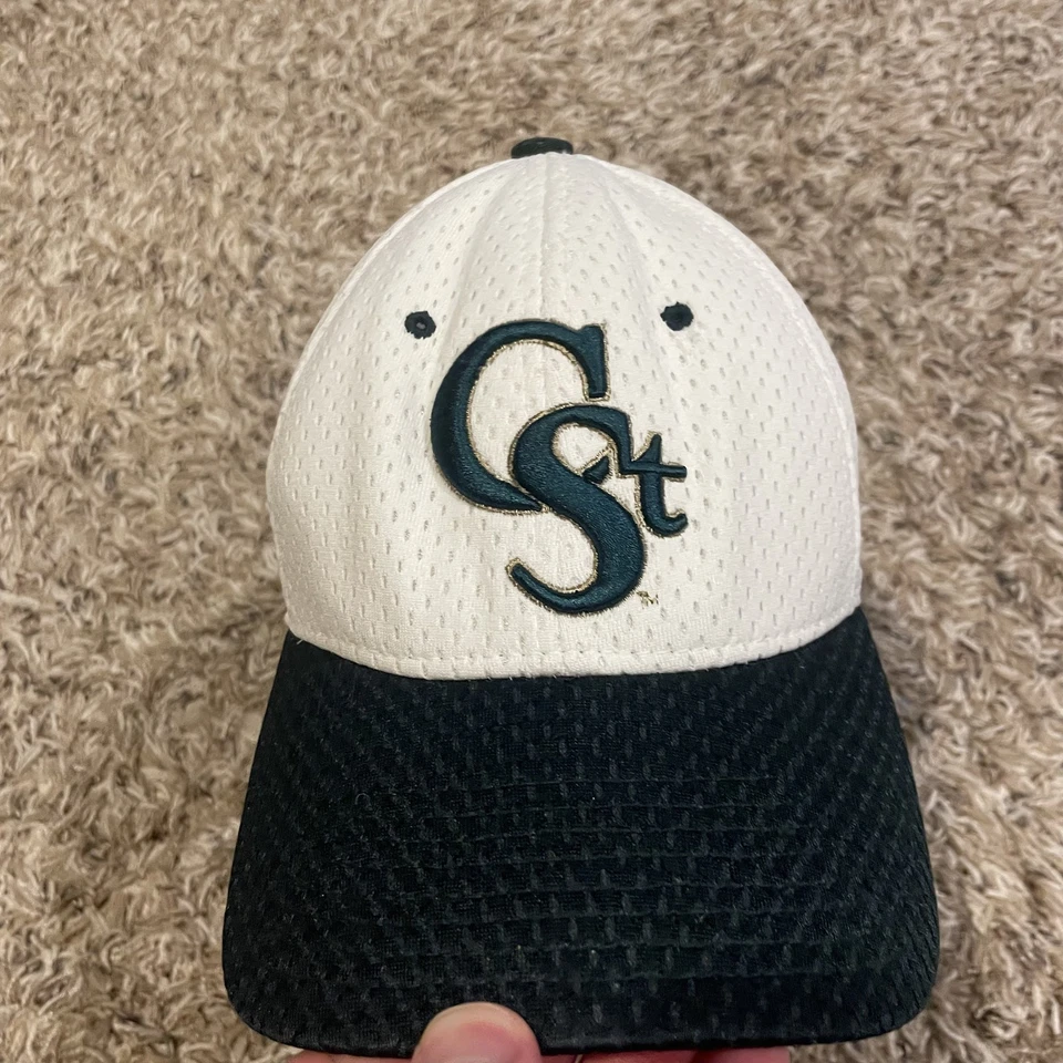 Colorado State Rams Zephyr Hat Fitted Mens Small White Green NCAA College - Image 3 of 4