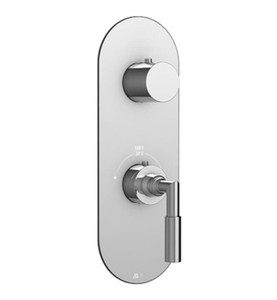  Aquabrass Geo Two-Way Function Round Trim Set (ABSTR8275BN) 
