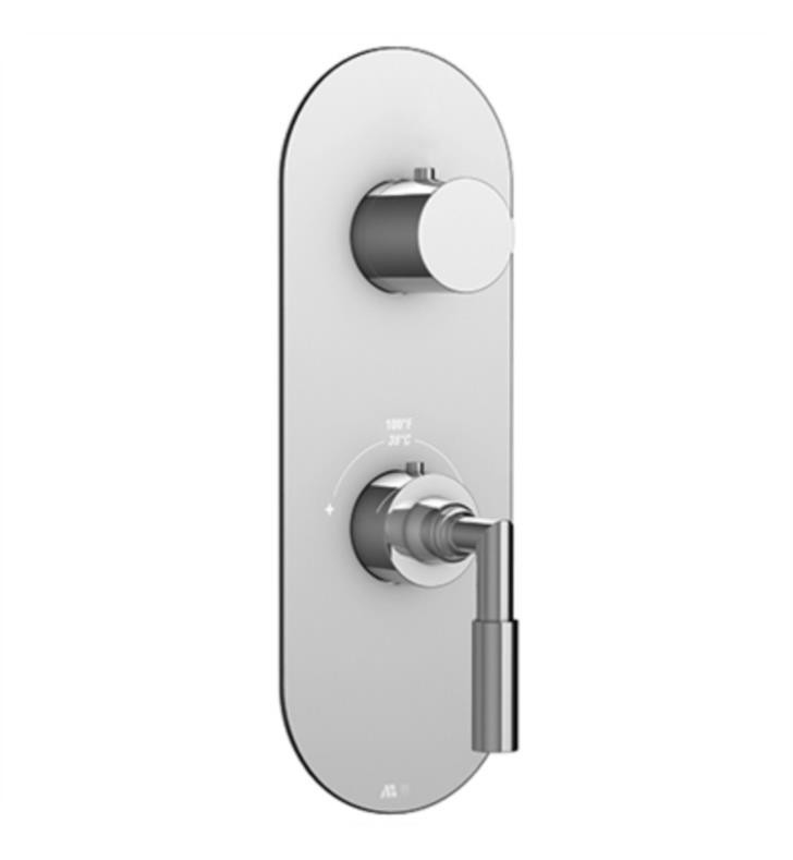  Aquabrass Geo Two-Way Function Round Trim Set (ABSTR8275BN) 